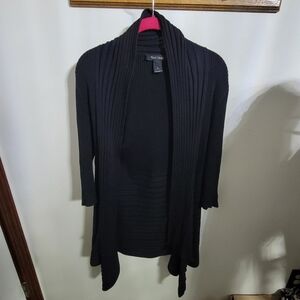 White House Black Market Sweeping Ribbed Cardigan, Size S
